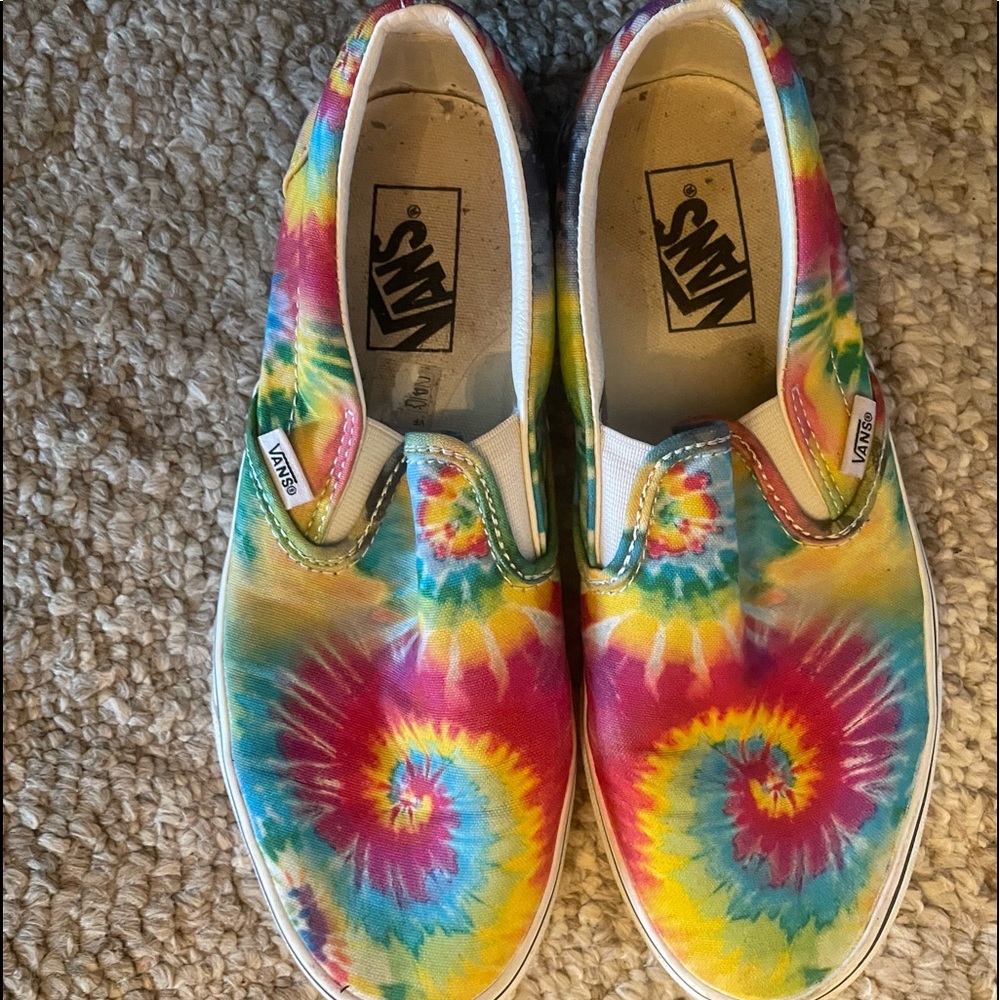 Vans slipons tyedye